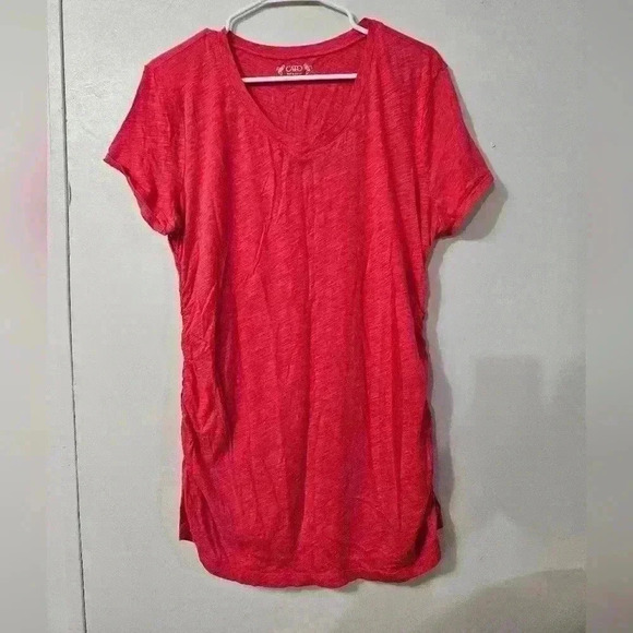 NWOT- cato ruched side hot pink top! - Picture 1 of 3
